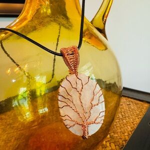 Moonstone Wire Wrapped Tree of Life Pendant